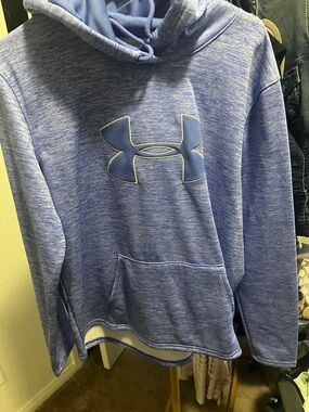 Under Armour Light Blue Heather Pullover Hoodie